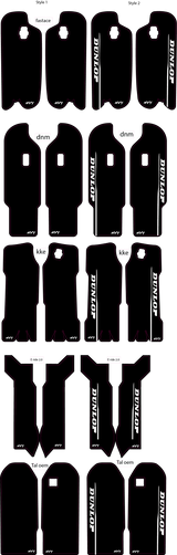 E Bike Fork Guard Decals