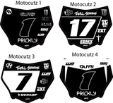 Motocuts Plate Decal