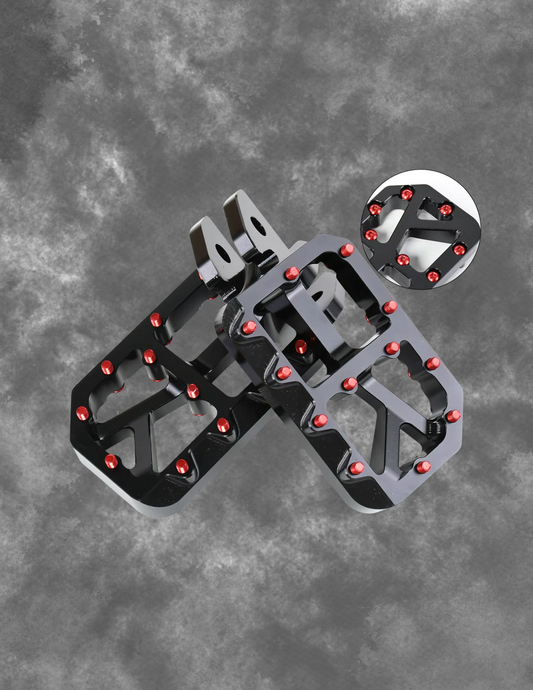 EXZ Foot Pegs Surron LBX/ERIDE/TALARIA (BLACK)