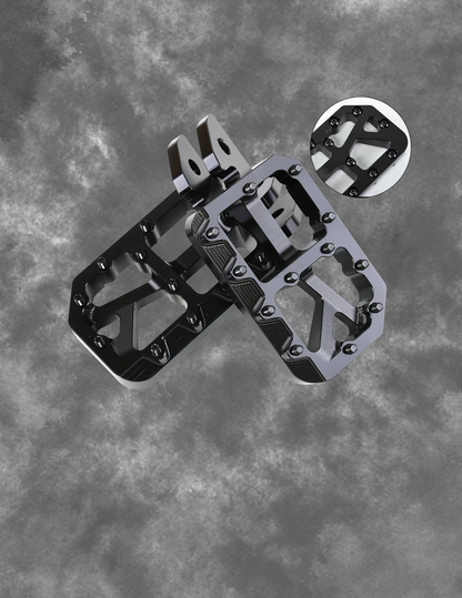 EXZ Foot Pegs Surron LBX/ERIDE/TALARIA/Ultra Bee (BLACK)