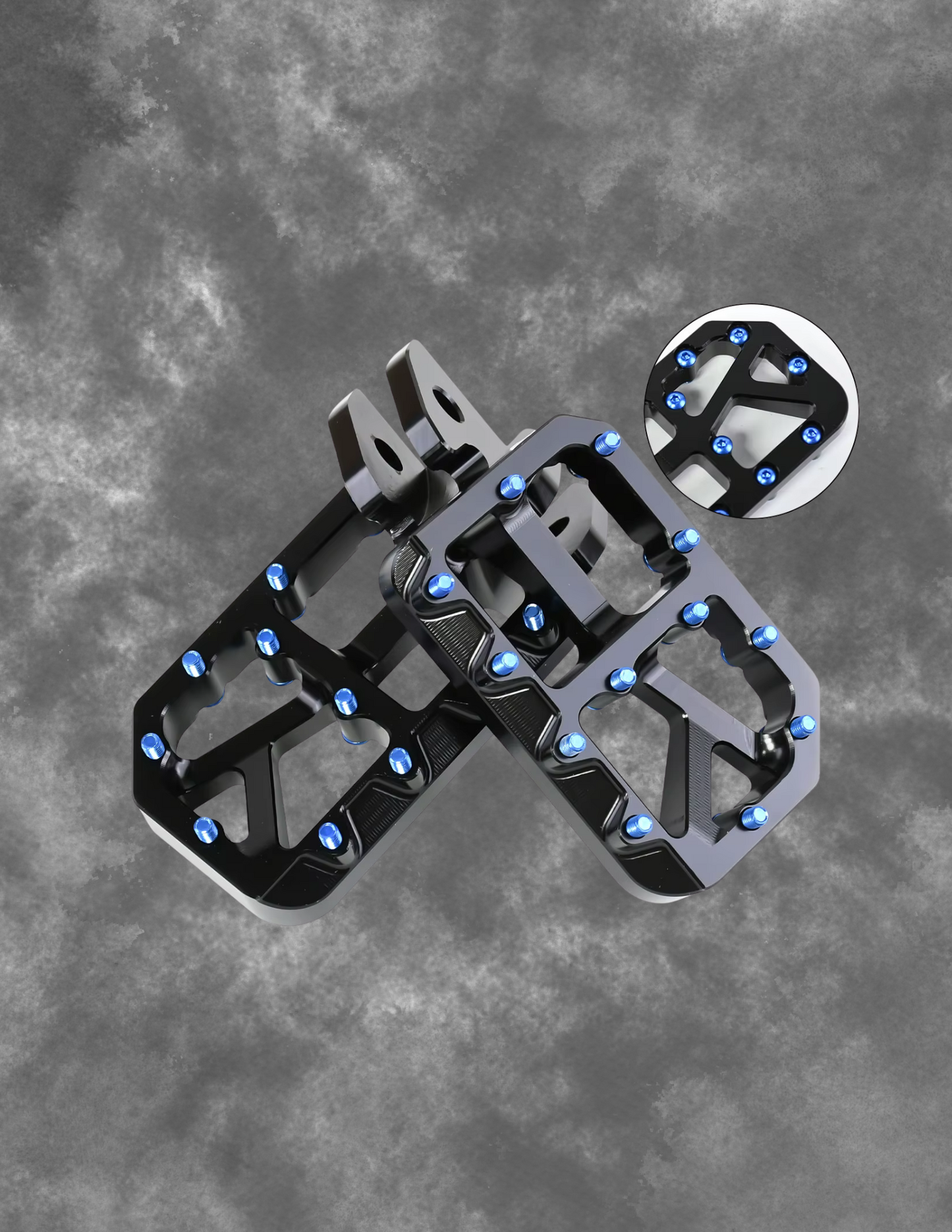 EXZ Foot Pegs Surron LBX/ERIDE/TALARIA (BLACK)