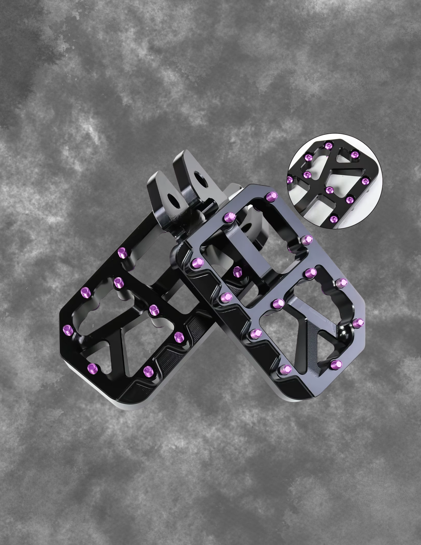EXZ Foot Pegs Surron LBX/ERIDE/TALARIA (BLACK)