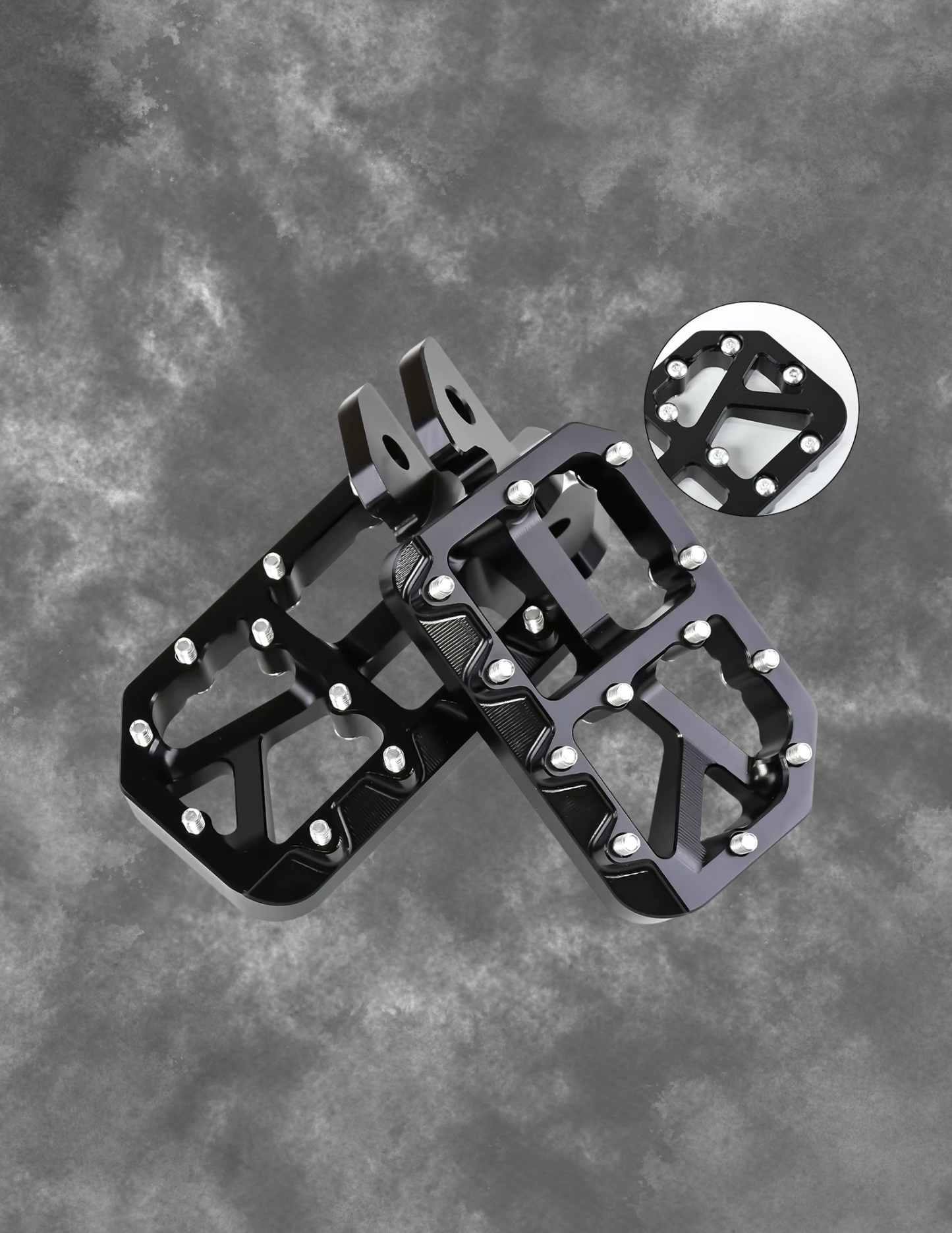 EXZ Foot Pegs Surron LBX/ERIDE/TALARIA (BLACK)