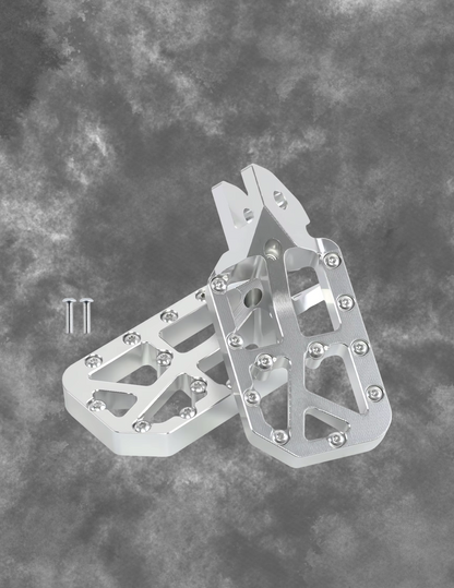 EXZ Foot Pegs Surron LBX/ERIDE/TALARIA/Ultra Bee (SILVER)