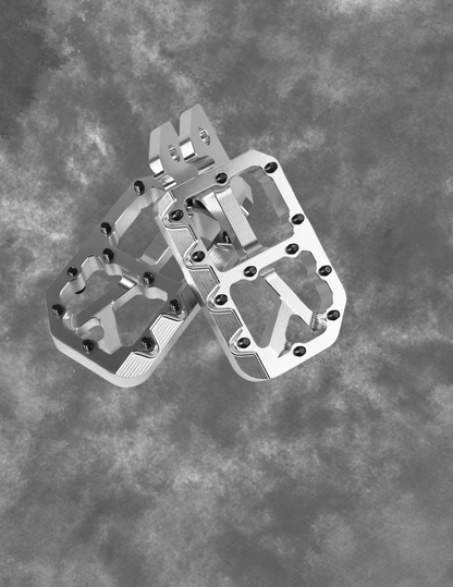 EXZ Foot Pegs Surron LBX/ERIDE/TALARIA/Ultra Bee (SILVER)