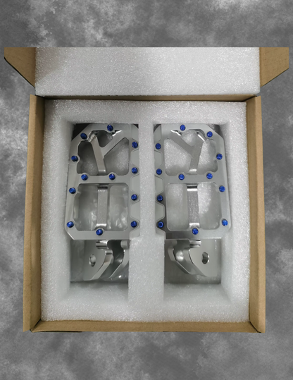 EXZ Foot Pegs Surron LBX/ERIDE/TALARIA/Ultra Bee (SILVER)