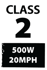 Class 2 500w Sticker