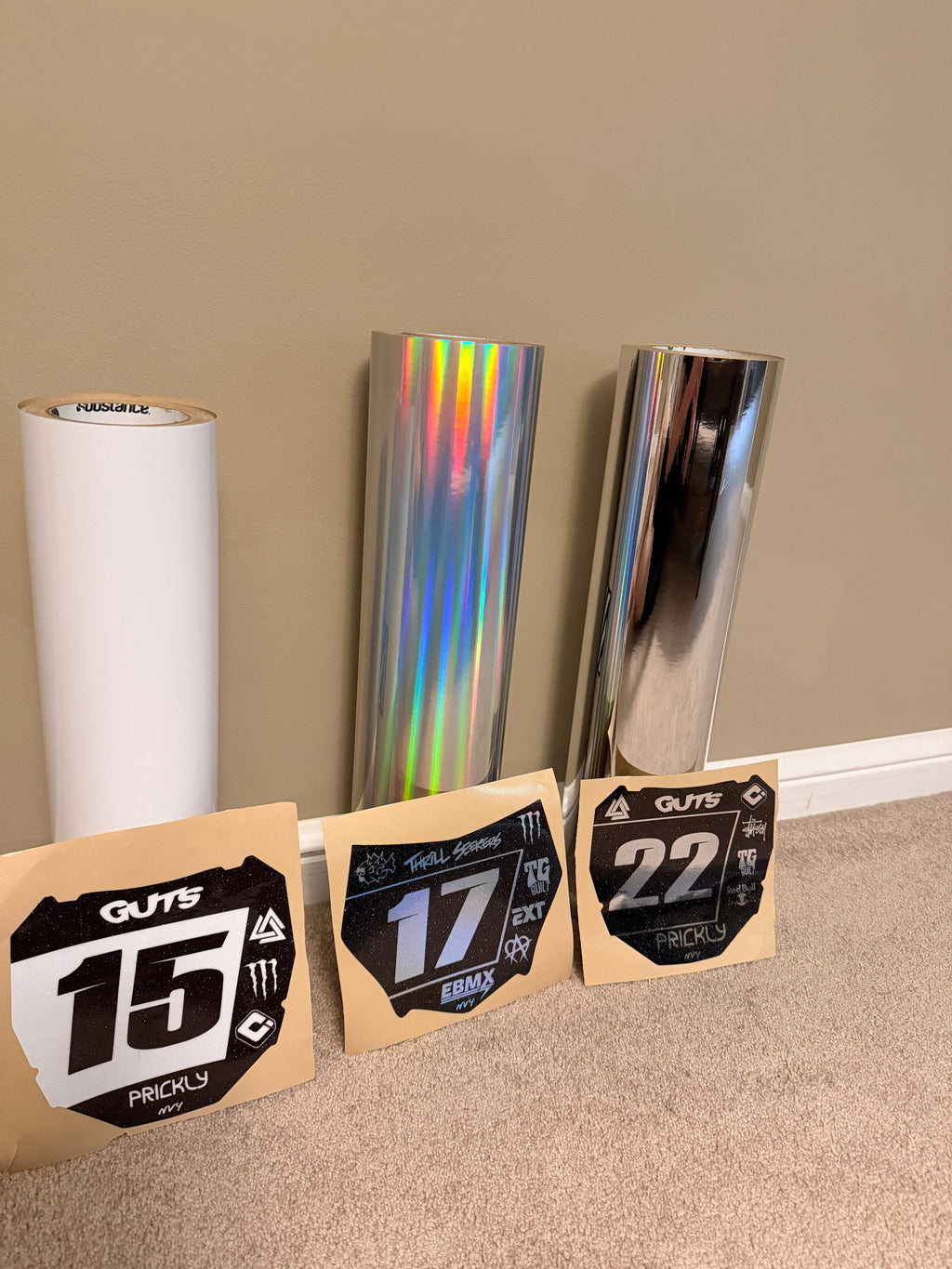 Yozma Rear Fender and Soleil Supplies Rear Fender Decal